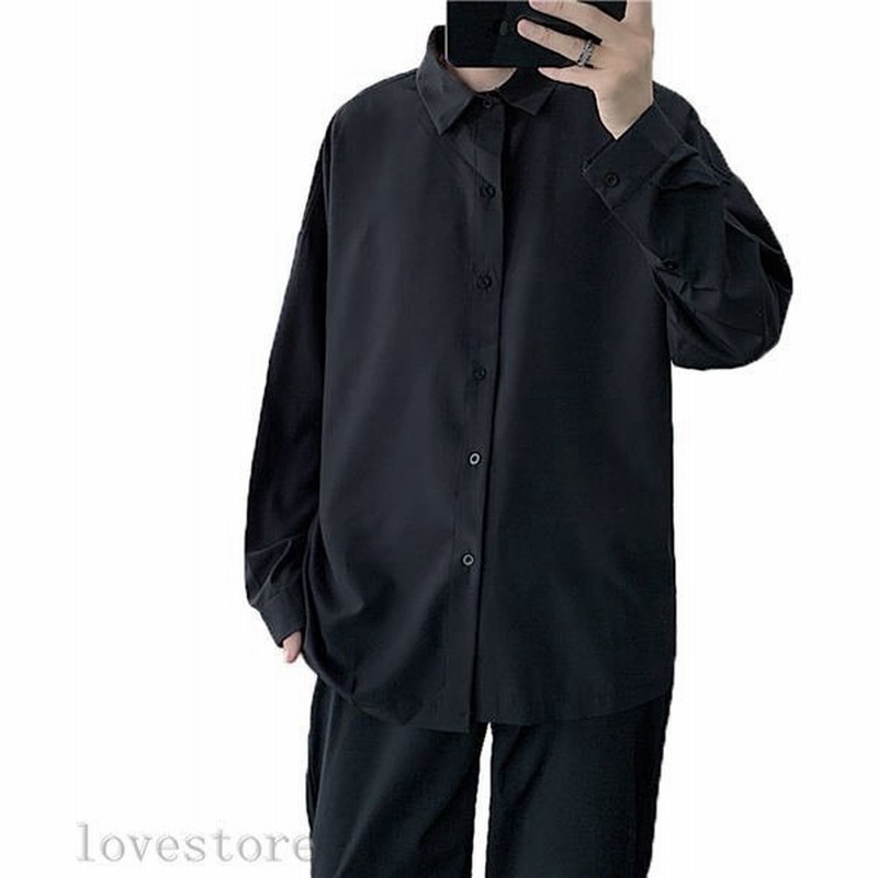 シャツ メンズ 無地シャツ 長袖 ゆったり ストリート かっこいい 快適 速乾 吸汗 通気性 涼しい 韓国風 カッコイイ カジュアルシャツ 通販 Lineポイント最大0 5 Get Lineショッピング