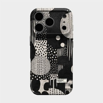 黑白日記 適用iPhone蘋果16promax手機保護殼17新款外殼15plus高級感藝術14pm輕奢ins風13mini小眾獨特設計感