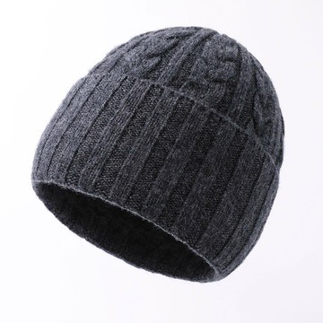 【米蘭精品】現貨+預購 頂級100%羊毛帽針織帽秋冬季加絨厚磅保暖帽冷帽休閒配件-百搭慵懶風男女帽子74mi112