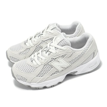 New Balance NB 休閒鞋 740 中童鞋 米 灰 寬楦 支撐 拼接 小朋友 運動鞋 NB PZ740GS-W