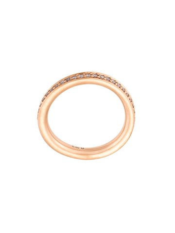 ALINKA - 'Tania' diamond ring - women - 18kt Rose Gold/Diamond - L - Blue
