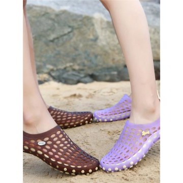 撿漏斷碼清倉特價度假沙灘鞋女洞洞鞋女防滑瑪麗珍鳥巢拖鞋涼拖鞋