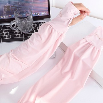 清涼 防曬 冰涼紗防曬袖套【讀白-現貨附發票】防曬袖套 抗紫外線 外送員神器戶外活動 運動袖套 吸濕快乾 自行車袖套 機