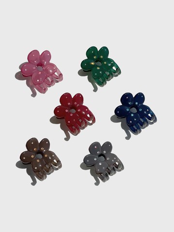 Austrian Crystal Clover Premium Hair Clip (LFSA0630)