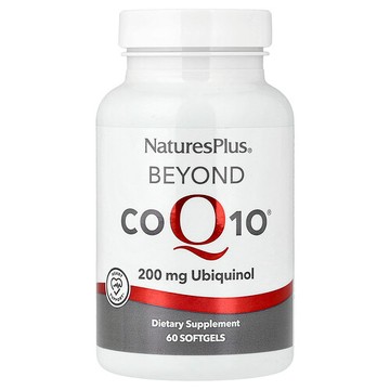 NaturesPlus, Beyond CoQ10® 泛醇，200 毫克，60 粒軟膠囊