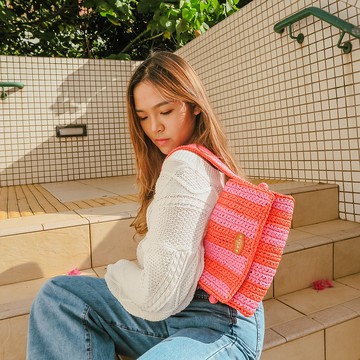 條子糖果 - 側肩包