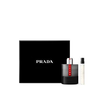 Prada Luna Rossa Carbon 極限男性淡香水-曠野禮盒 (100ml+10ml)