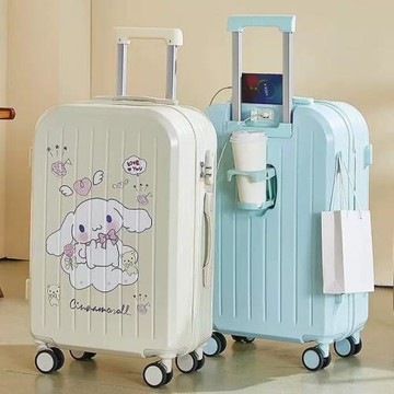 行李箱女高顏值卡通拉桿箱20寸登機箱24寸旅行箱學生大容量密碼箱