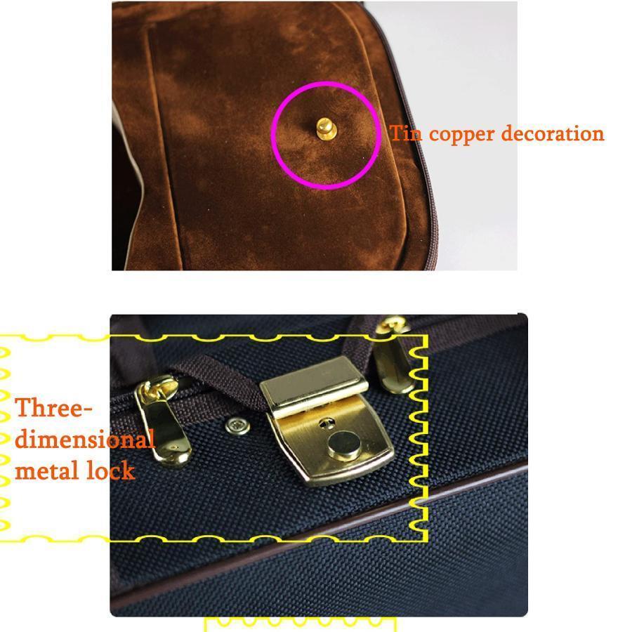 フルサイズバイオリンケースバイオリンケース湿度計付きバイオリンバッグ軽量バイオリンケース調節可能なストラップ