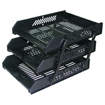 【文具通】DR龍和A4塑膠DR-303三層活動公文架藍 L3010102【APP滿額下單10%點數(單一帳號最高1000點)】4/30止