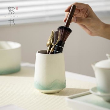 山意茶道六君子功夫茶具用品配件套裝大全泡茶工具茶刀茶夾茶刷勺