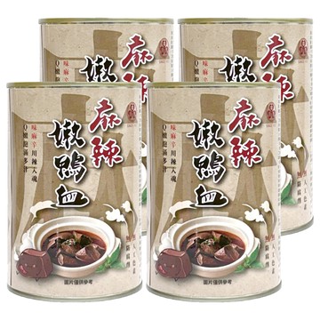 廣達香 麻辣嫩鴨血  440g  4罐