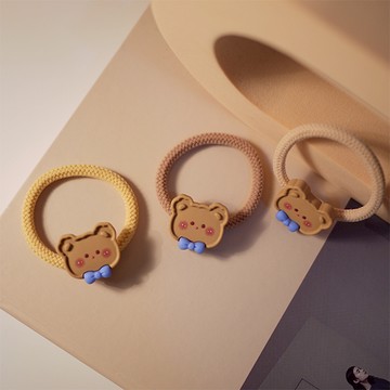 G&G領結小熊兒童髮束兩入組（顏色隨機出貨）