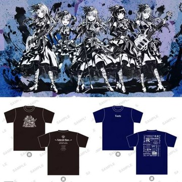 BanGDream Roselia10周年專輯Lehre der Rose紀念演唱會周邊T恤衣