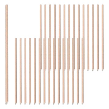 Mass 生活好物 一次性獨立包裝斜口可降解環保紙吸管 230 x 6mm 原色  1包  100支