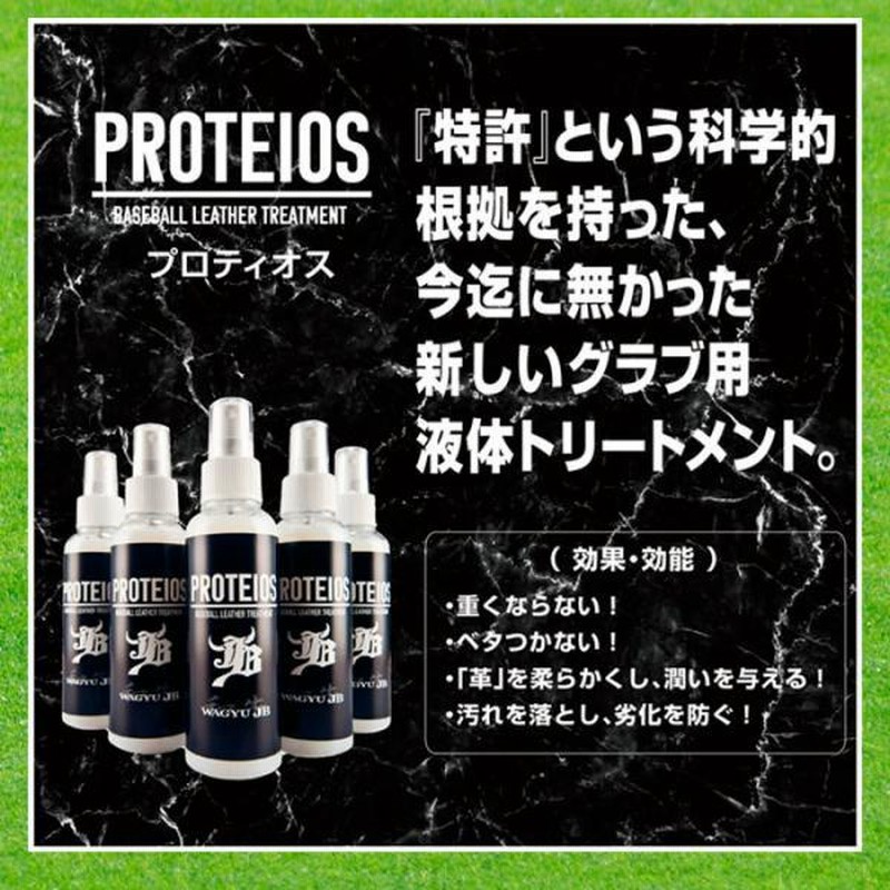 和牛JB PROTEIOS プロティオス グラブ用液体トリートメント 野球