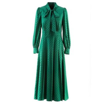 歐美高端女裝2025春季顯瘦優雅名媛氣質醋酸連衣裙宴會禮服女長款