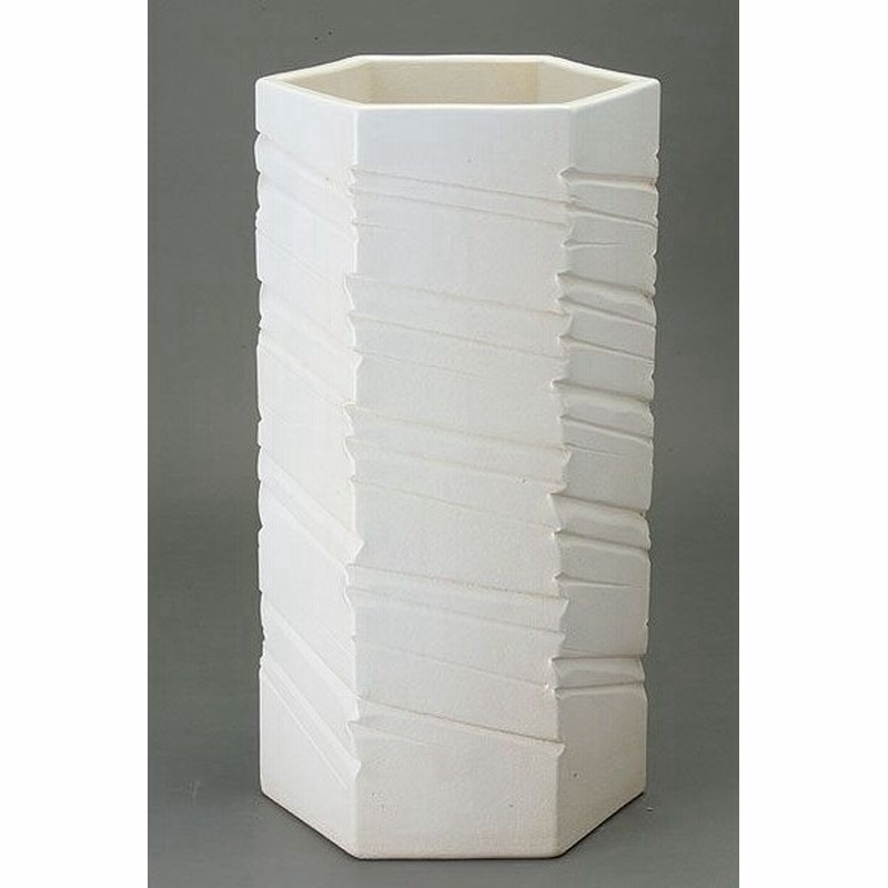 傘立て 陶器 信楽焼 ホワイトマットヘキサゴン傘立 屋外 傘たて 傘置き 傘 雨 玄関収納 おしゃれ 通販 Lineポイント最大get Lineショッピング