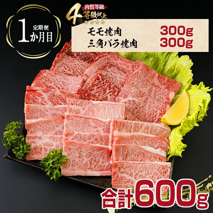 IH1-23 ≪4か月お楽しみ定期便≫宮崎牛焼肉バラエティセット(総重量2.4kg)　肉　牛　牛肉　国産