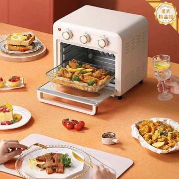 【美規現貨】氣炸烤箱 空氣炸鍋 烤箱 電烤箱 炸烤一體機 家用廚房電器 110V電壓 出口品質 大容量15L 快速免預熱