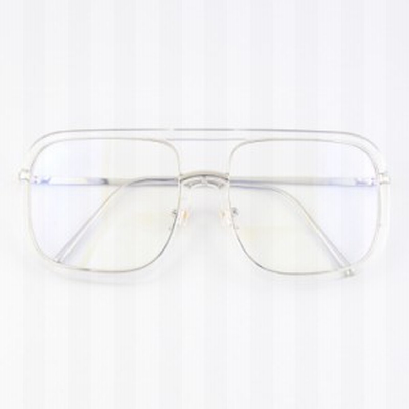 コンビフレーム ティアドロップ クリアメガネ クリアフレーム メンズ レディース 男女兼用 通販 Lineポイント最大1 0 Get Lineショッピング