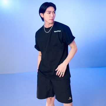 登峰燙金防潑水機能短褲