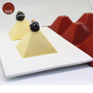 三能Silikomart6連15連金字塔慕斯蛋糕模冰淇淋模硅膠烘焙模具