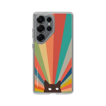 Galaxy S25 Ultra Clear 透明 - ilovedoodle (Lim Heng Swee) - Cat Landscape - Imagination 貓的想像力