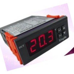 【AI電子】*(9-2)XH-W2028 電子數顯智慧溫控器溫控儀冷暖切換恒溫0.1精度(220V)