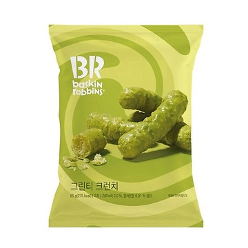 【BR冰淇淋變零食】韓國🇰🇷Baskin Robbins 玉米脆棒 (55g)|紐約起司蛋糕 綠茶抹茶 脆棒 韓國必買