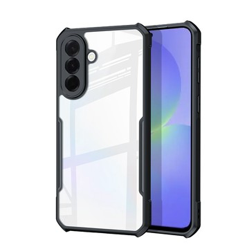 XUNDD 軍事防摔 三星 Galaxy A37 5G 鏡頭全包覆 清透保護殼 手機殼(夜幕黑)