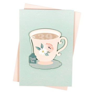 3Q一杯熱茶【Hallmark-39立體卡 JP無限感謝】