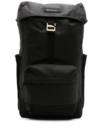 Barbour - Essential Wax logo-patch backpack - men - Polyester/Cotton - One Size - Black