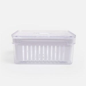 巴西OU 附籃冰箱收納盒2.2L