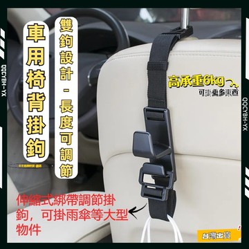 台灣熱銷🏍雙掛鉤一鉤多用 車內掛鈎 汽車掛鈎 座椅背掛鈎 椅背雨傘固定架 車載雨傘收納 汽車掛勾 汽車椅背掛勾