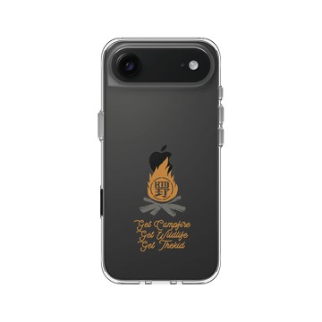 iPhone Air Clear Case（相機按鈕） 透明 - KID - 野營之火KID