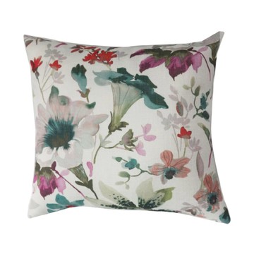 J&N 寫意會畫風抱枕套裝 卡通動物型 填充棉  50 x 50cm  紫色