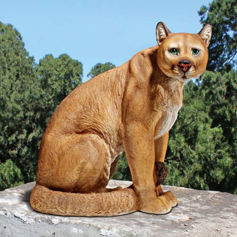 アメリカ山猫（クーガー）ピューマ 彫像 インテリア彫刻/北アメリカ 絶滅危惧種 貴賓室 エコカフェ 貴賓室 プレゼント 贈り物（輸入品 |  LINEブランドカタログ