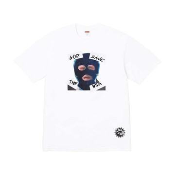 Supreme God Save Us Tee 惡搞 面罩 短袖 白色 SS26T69-WE [台灣現貨]