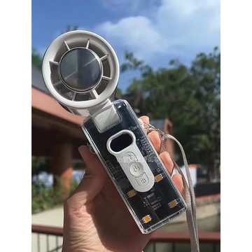 我宣布今年夏天隨身小風扇就它了！手持制冷風扇迷你usb充電掛脖