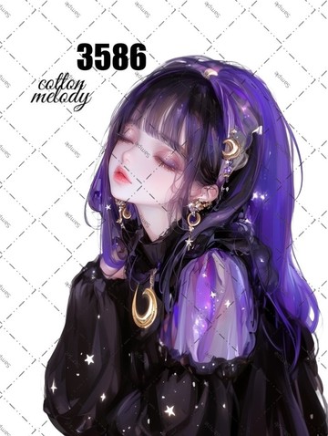 original sticker no.3586 人物貼紙 原創貼紙 原創人物貼紙 裝飾貼紙 cotton melody