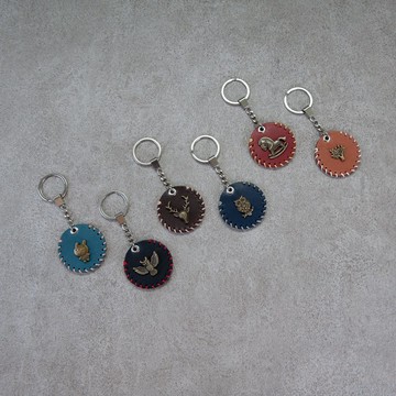 【 買1送1 】鑰匙圈 真皮飾品