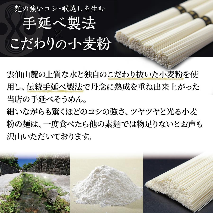 島原 手延べそうめん 250g×2袋 島原 麺商ふるせ