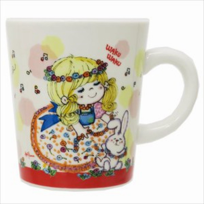 水森亜土 陶器製mug はなかざり アニメグッズ プレゼント 贈り物 コーヒーカップ マグカップ グッツ通販 431 通販 Lineポイント最大1 0 Get Lineショッピング