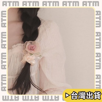 🔥臺灣出貨🔥可開發票✅輕飾時光芙蓉浣紗 漸變立體紗絹花朵雪紡大腸髮圈發繩髮飾