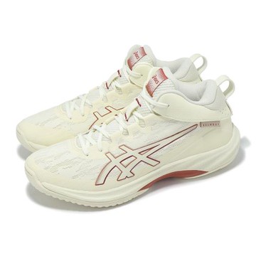 Asics 籃球鞋 Gelhoop V17 男鞋 米白 紅 輕量 緩震 亞瑟士 1063A096750