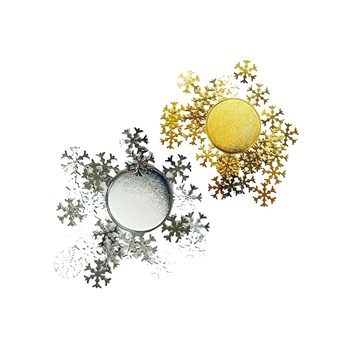 桌上擺飾 磁鐵雪花組/紛飛/裝飾/佈置/派對/配件/聖誕節/雪/貼