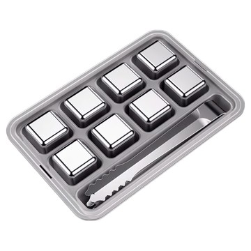 咪咪購物 304不鏽鋼冰塊組 | 環保不鏽鋼冰塊 威士忌冰塊  8入