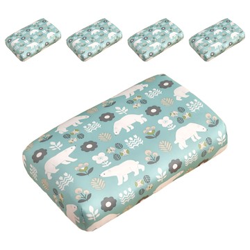 Cool熊涼感午安枕  7 x 20 x 30 cm  北極熊綠色  5個