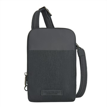 TRAVELON _美國防盜包_METRO隨身斜背包TL-43417灰/斜肩包/側肩包/小方包/日常休閒小包